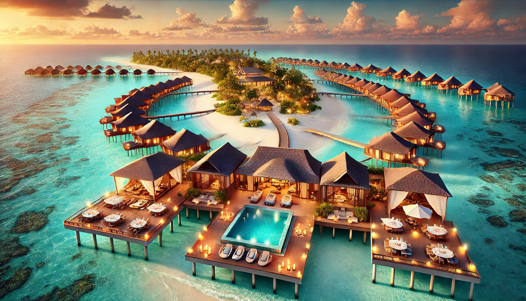 Malediven-Resort-Insel