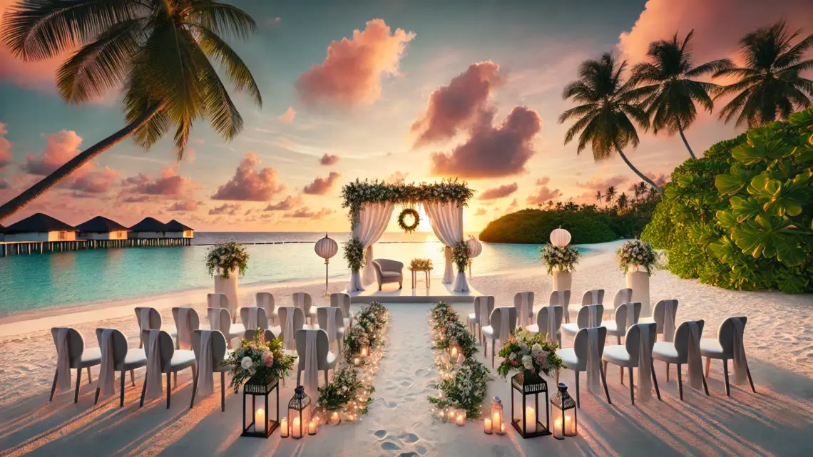 Hochzeit auf den Malediven: Romantik und Exotik unter Palmen