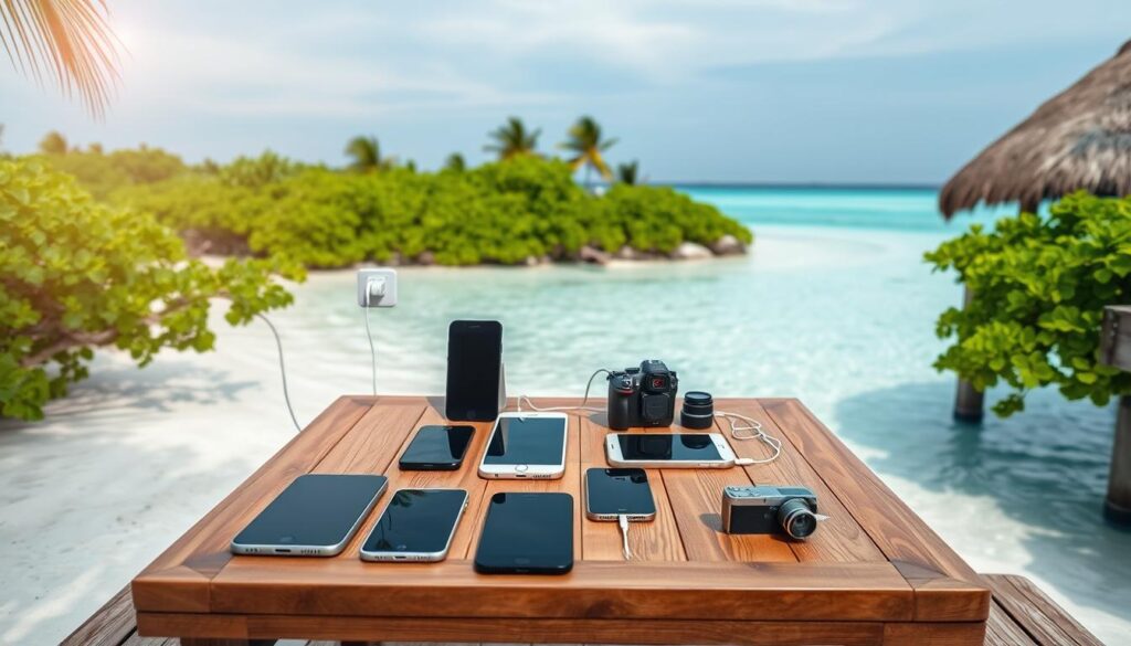 Elektronische Geräte auf den Malediven laden Elektronische Geräte auf den Malediven laden