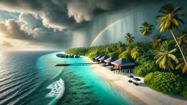 Die Regenzeit auf den Malediven