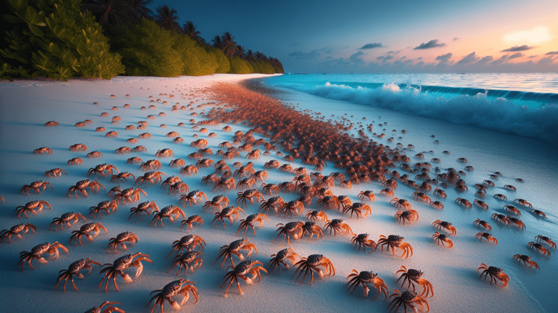 Beobachtung der Krabbenwanderung auf den Stränden – Naturschauspiel zur richtigen Jahreszeit