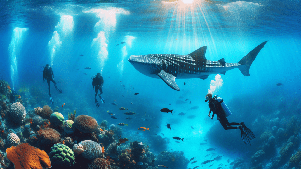 Beobachtung von Walhaien beim Tauchen – seltene Begegnung mit den Giganten der Meere