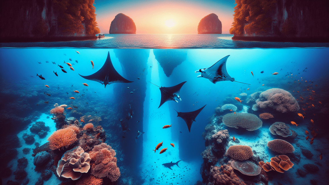 Berühmte Tauchspots (Blue Hole Manta Point)