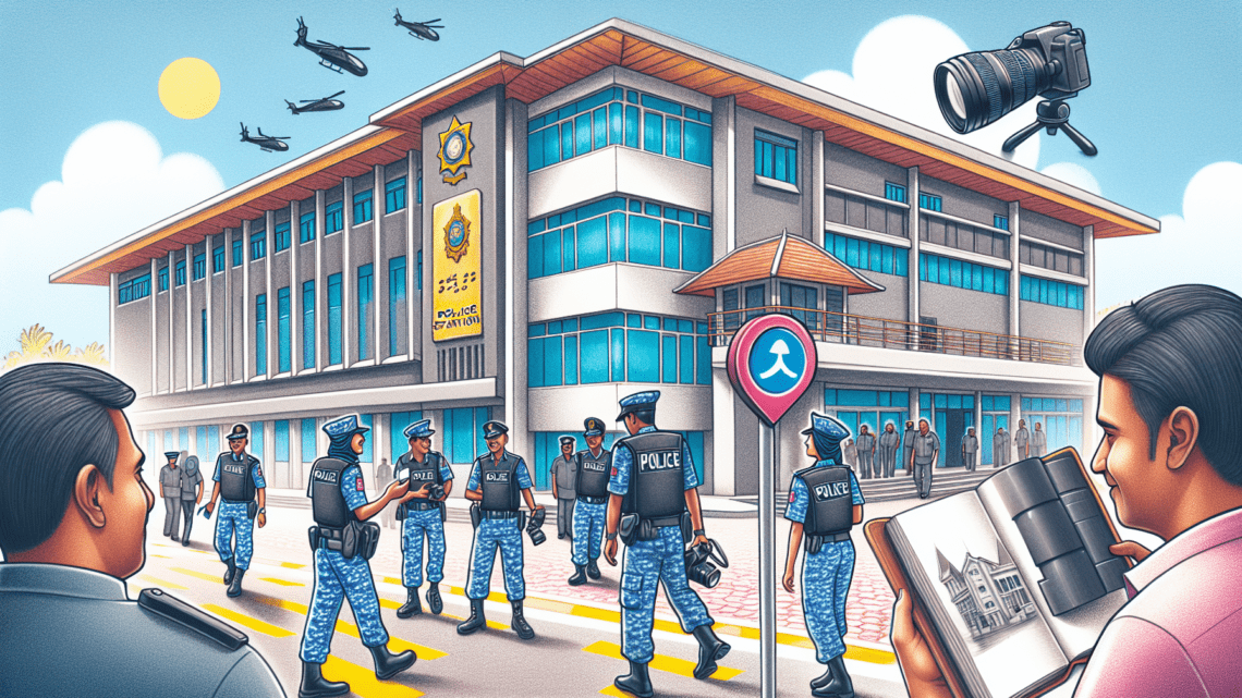 Besichtigung der maledivischen Polizeistation in Malé – erfahren Sie mehr über die lokale Sicherheit