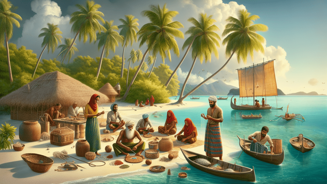 Entdeckung der Einheimischenkultur auf der Insel Thoddoo – Erkundung des ländlichen Lebens