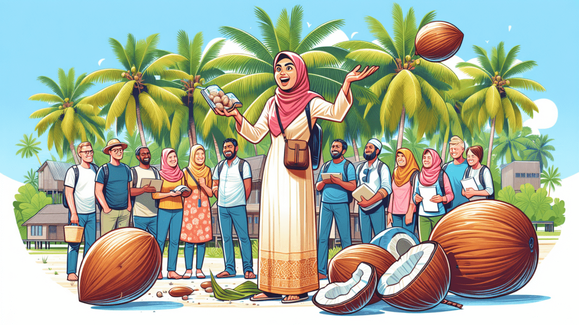 Führung durch eine Kokosnussplantage – lernen Sie