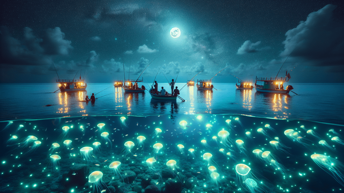 Nachtfischen als touristische Attraktion