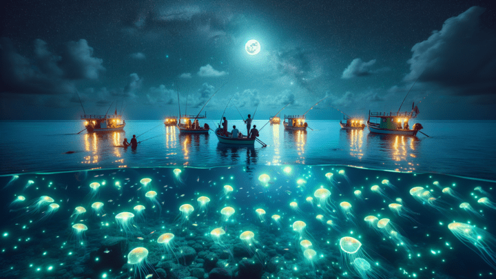 Nachtfischen als touristische Attraktion