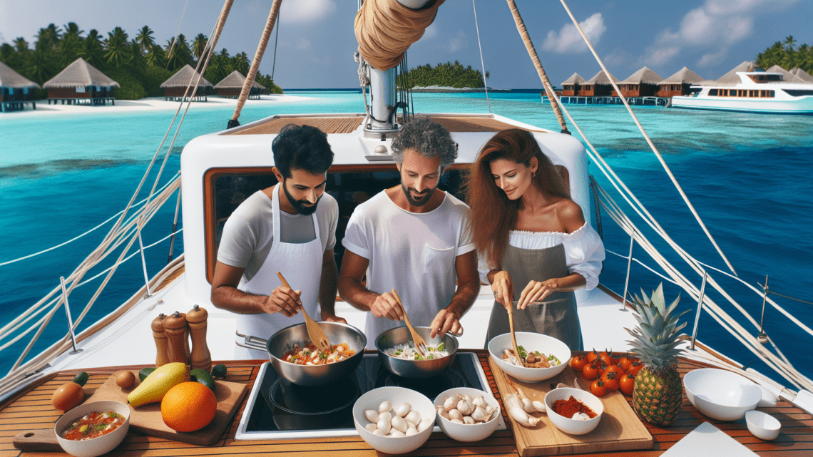 Teilnahme an einem Katamaran-Kochworkshop – lernen Sie zu kochen auf See