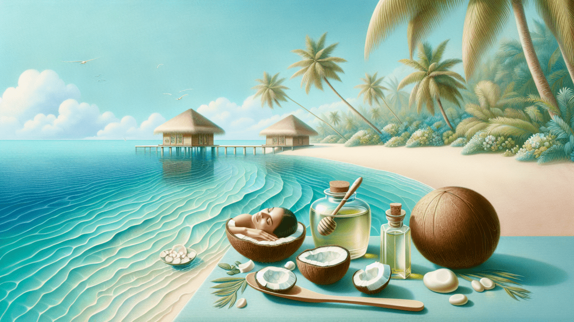 Teilnahme an einer Spa-Behandlung mit Kokosöl – entspannen Sie mit tropischen Essenzen