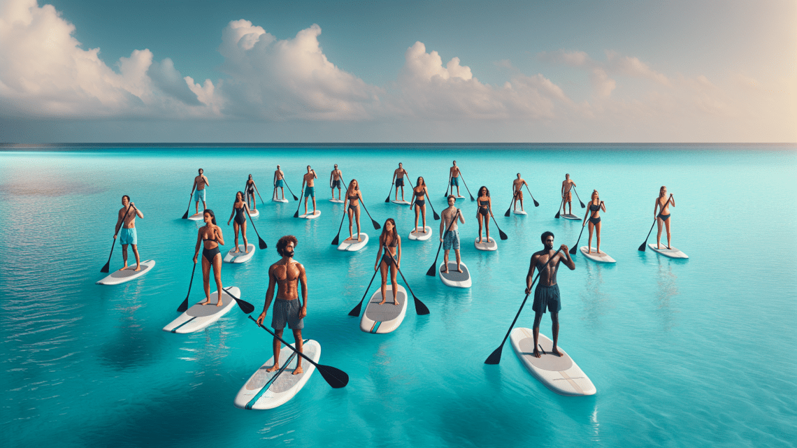 Teilnahme an einer Stand Up Paddling Tour – gleiten Sie sanft über das türkisfarbene Wasser