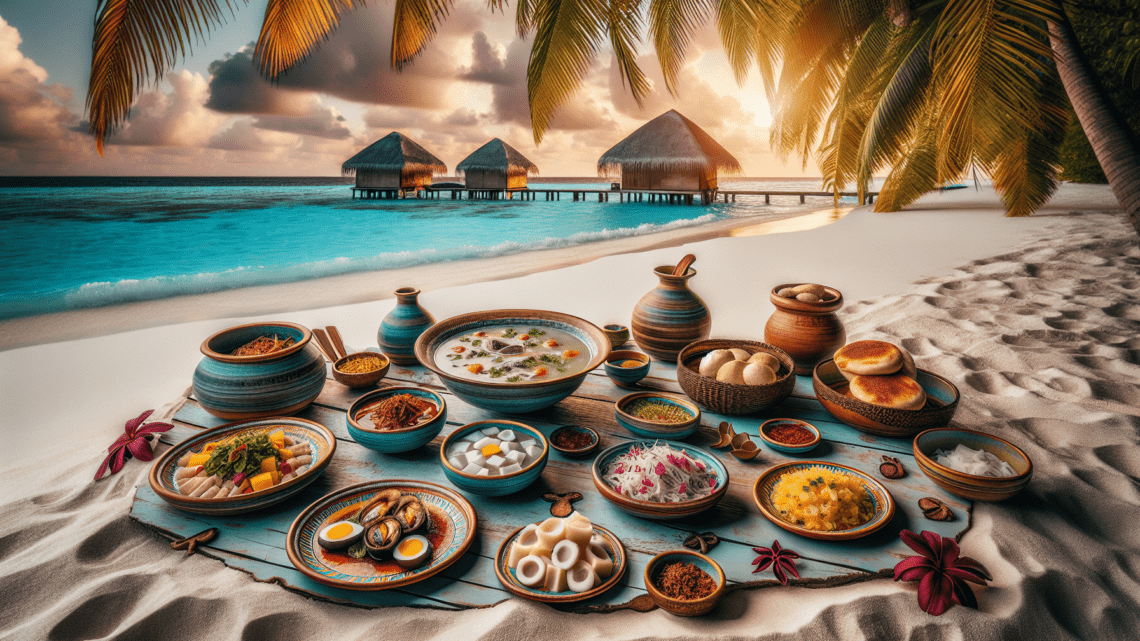 Traditionelle Küche der Malediven