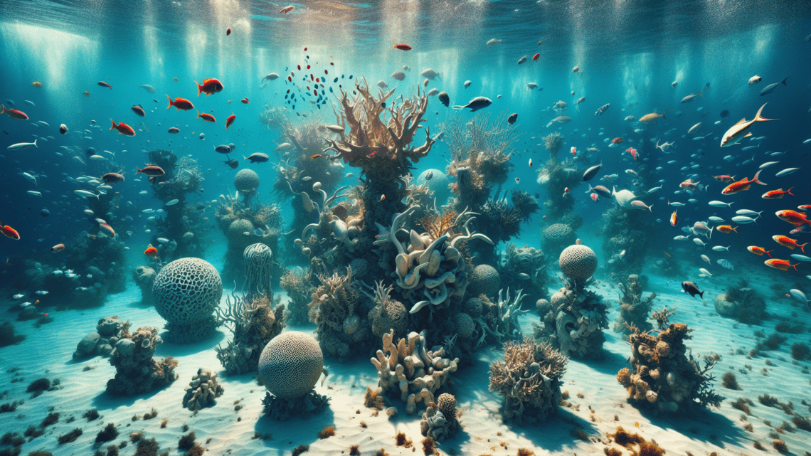 Unterwasser-Skulpturen und Kunstinstallationen