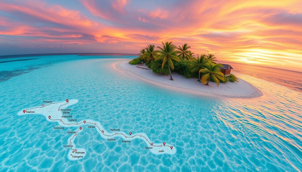 Malediven Reiseroute Planung Malediven Reiseroute Planung